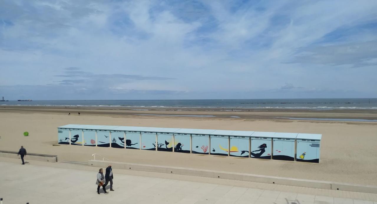 Magnifique Vue Mer Pour Ce T2 Totalement Renove Classe Meuble De Tourisme 3 Etoiles Dunkirk المظهر الخارجي الصورة